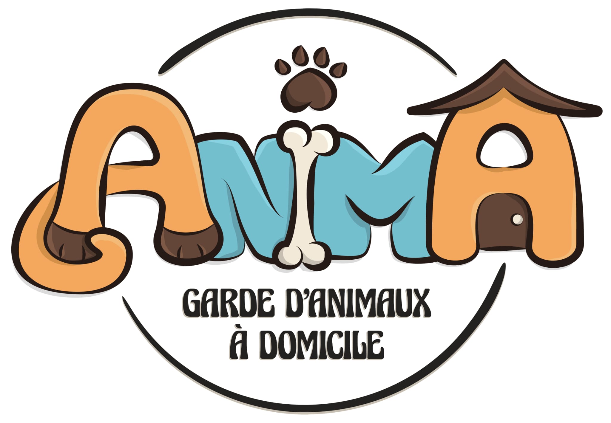 Logo Anima, service de garde d’animaux à domicile autour de Voiron